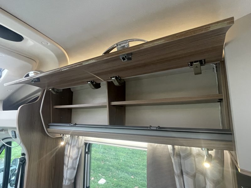 Swift Bolero storage spaces