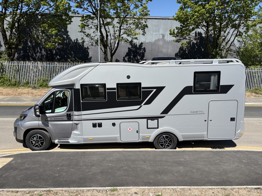 Side photo of the Adria Coral Supreme